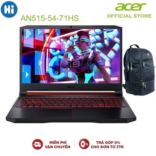 Laptop Acer Gaming Nitro 5 AN515-54-71HS - Intel Core i7-9750H, 8GB RAM, SSD 256GB, Nvidia GeForce GTX 1650 4GB GDDR5, 15.6 inch