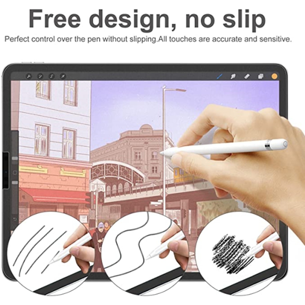 Goojodoq Miếng Dán Bảo Vệ Màn Hình Cho pro 11 2021 12.9 12 9 for 8th gen mini 5 for air 4 7th gen air 3 paperfeel 10.2 9.7 10.5