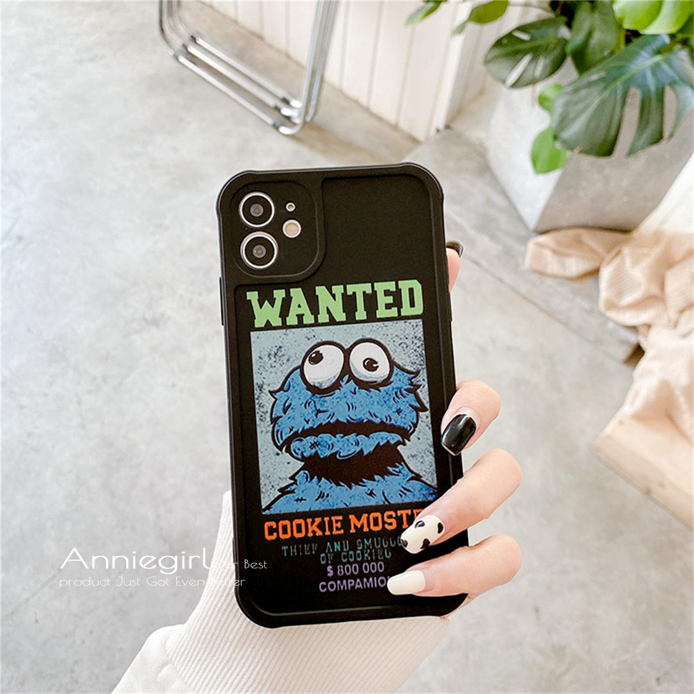 Ốp Điện Thoại TPU Mềm Họa Tiết Hoạt Hình Sesame Street Cho Iphone 12 11 Pro Max X Xs Max Xr 8 7 Plus