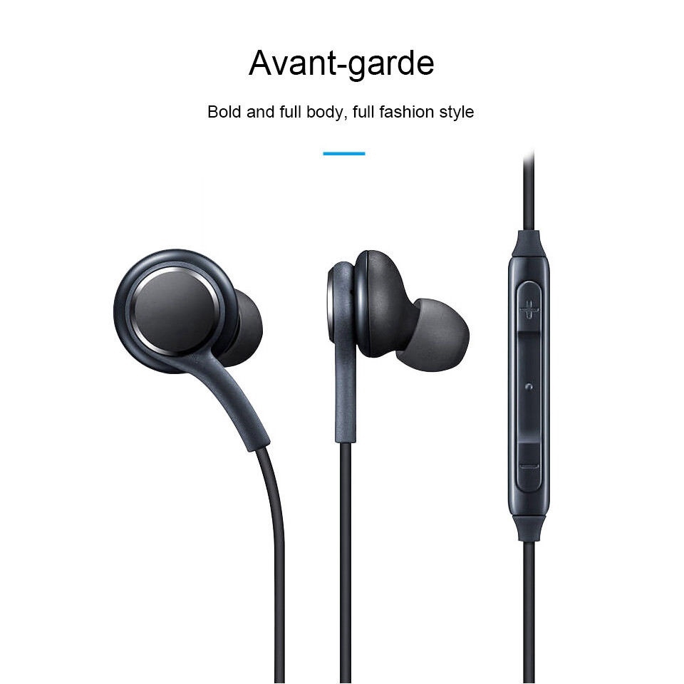 Black 1pair Earphone In-ear Headphone Samsung For S8/s8 Galaxy O4I5