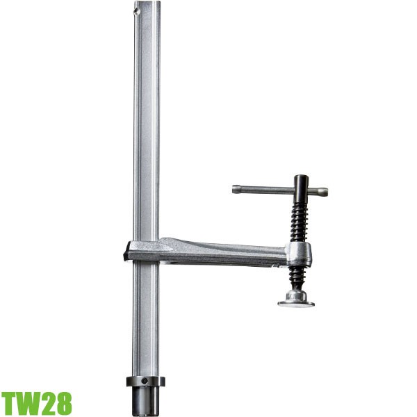 Kẹp phôi bàn hàn 300mm, sâu 120mm, lực kẹp 5000N. Bessey TW28-30-12K. Sản xuất tại Đức