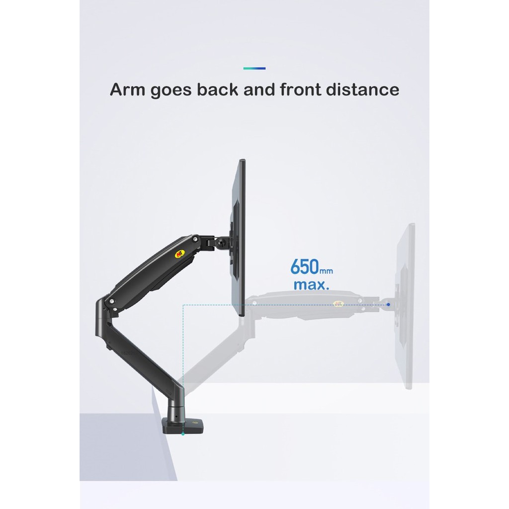 Giá treo, giá đỡ màn hình F100A 22 - 35 inch, tải trọng 12kg