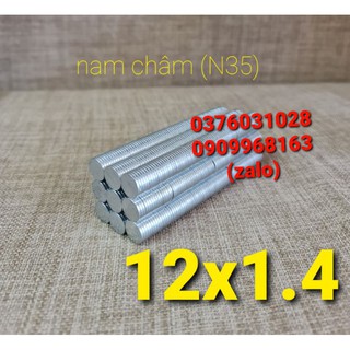 NAM CHÂM VIÊN VĨNH CỬU 12x1.4 (N35) 20 viên