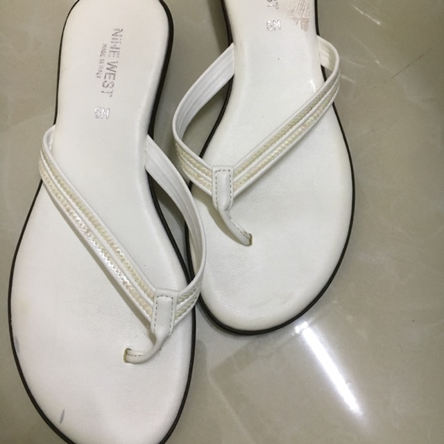 🌸Dép kẹp đính cườm NineWest size 5M