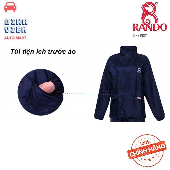 [ CAO CẤP] Rando Bộ quần áo đi mưa A+ (thông dụng) ASNS-38 giúp che chở cho người thân yêu của bạn