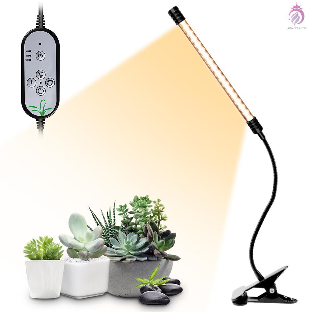 Đèn Led Kích Thích Tăng Trưởng Cho Cây Trồng Trong Nhà Ánh Sáng Trắng Toàn Diện Điều Chỉnh Góc 5 Mức Độ 4 / 8 / 12h