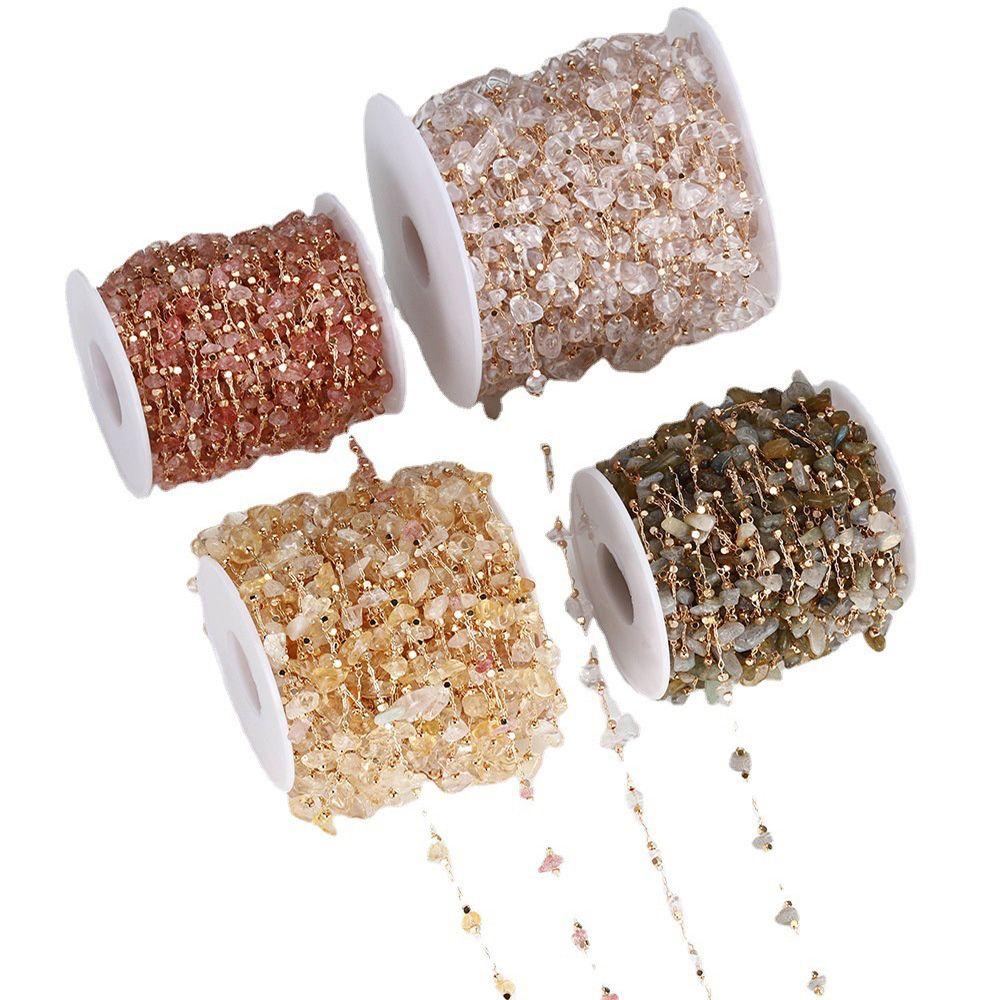 YIYU Chuỗi Hạt Thủy Tinh Thời Trang Dùng Làm Trang Sức Thủ Công