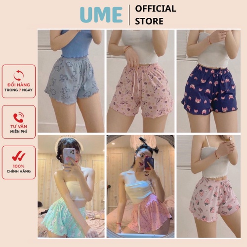Quần Đùi Nữ Mặc Ở Nhà, Quần Đùi Thái Cao Cấp Hoạ Tiết Cực Đẹp