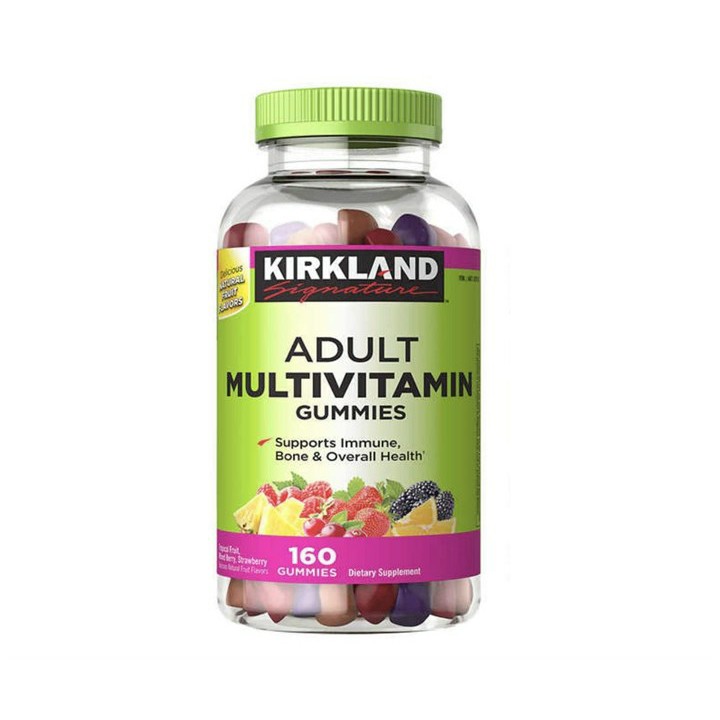 Kẹo dẻo bổ sung vitamin và khoáng chất Kirkland Signature Adult Multivitamin Gummies 160 Viên - Nhập khẩu Mỹ
