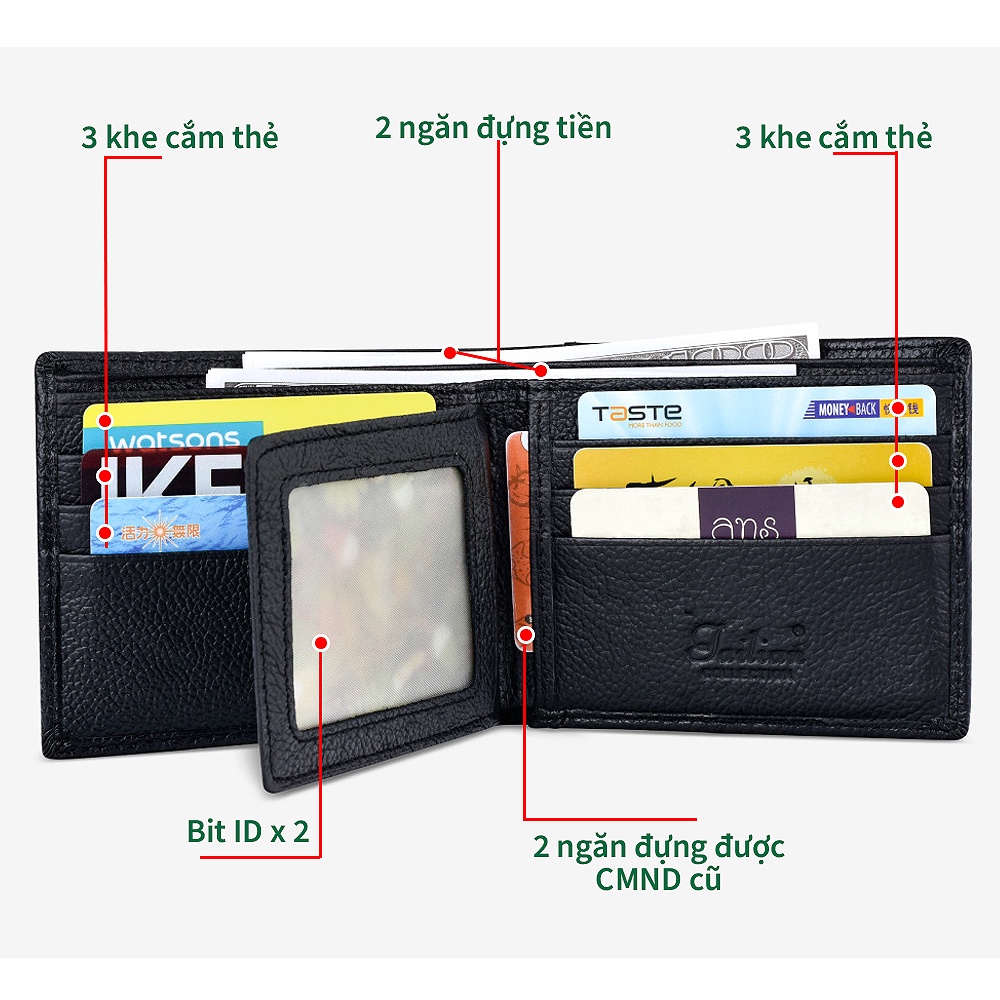 Combo ví thắt lưng nam