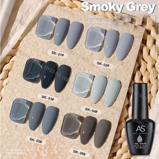 SET Sơn gel AS 6 màu xám khói SK chai 15ml