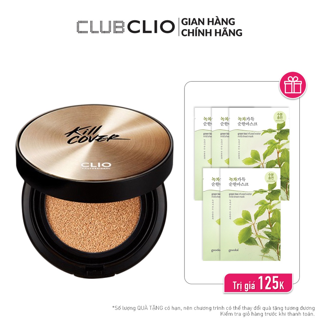 Phấn Nước Trang Điểm Clio Kill Cover Ampoule Cushion (15Gx2)