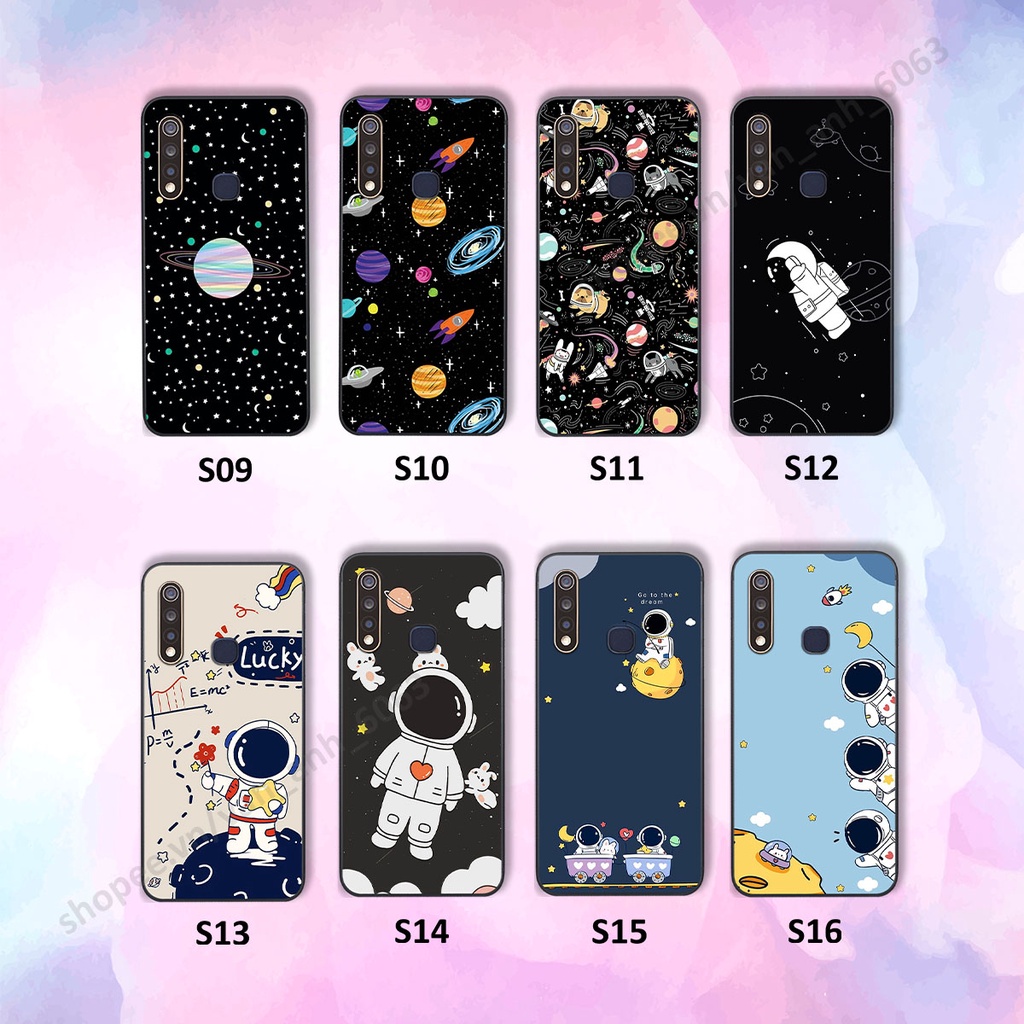 Ốp Vivo Y19 / U3 hình bầu trời, phi hành gia đẹp, ốp lưng điện thoại vivo viền dẻo cao cấp