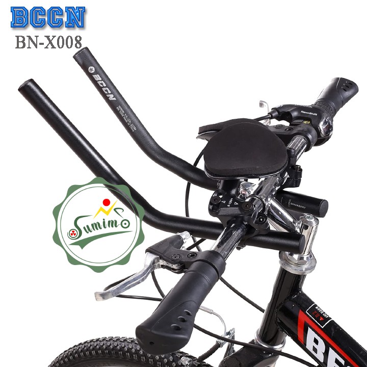 Tay chống mỏi xe đạp - Tay nghỉ BCCN-BN-X008-31.8mm nhôm