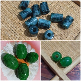 Lu thống ngọc phỷ thúy lổ xỏ 4mm