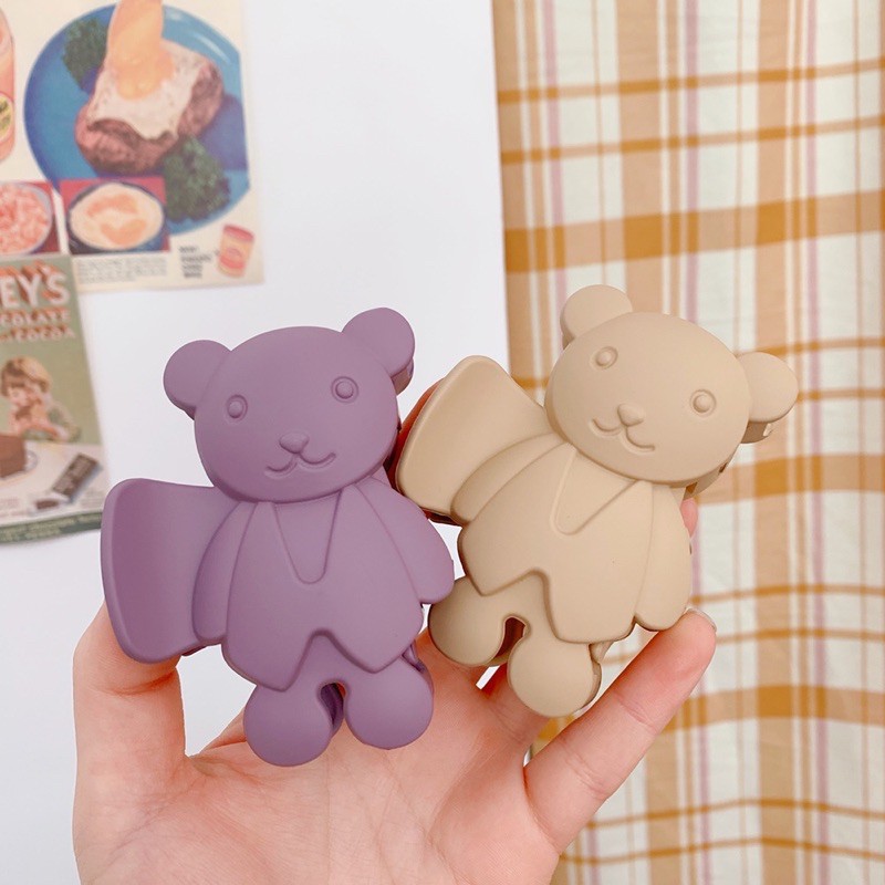 KẸP TÓC GẤU CÀNG CUA KOREA PASTEL TIỆN LỢI KEFI