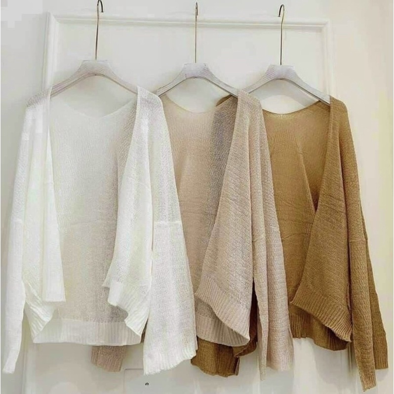 Áo Khoác Len Cardigan Mỏng  YUMI BÁN SỈ Áo Khoác Nhẹ Len Siêu Đẹp Hot Trendy 2021 A13