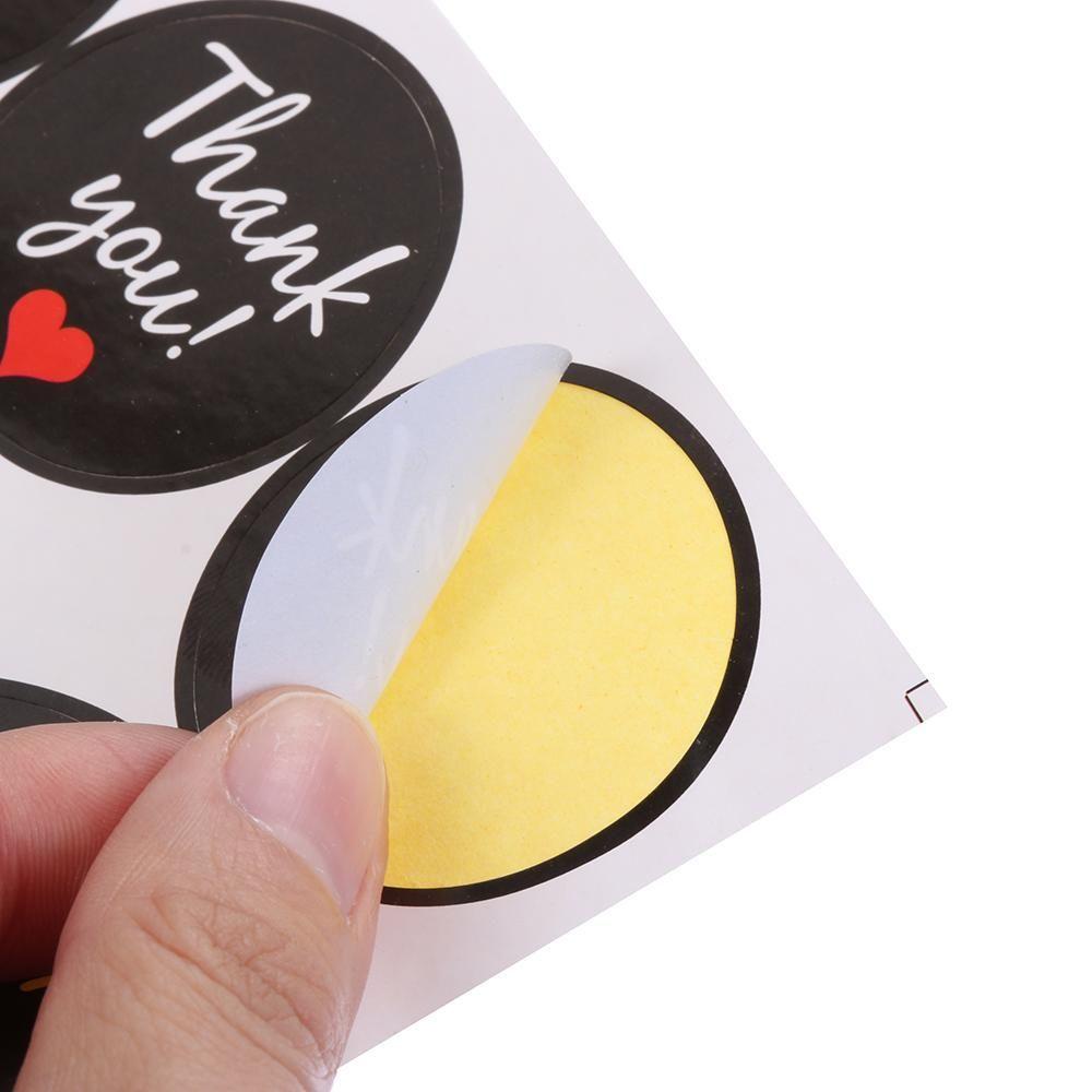 CHOOKEY Set 40 / 60 Sticker Handmade Chữ Thank You