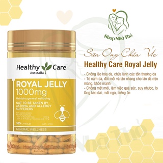 Sữa Ong Chua Healthy Care Royal Jelly 1000 365 Vien đẹp Da Chống Lao Hoa Can Bằng Nội Tiết Thực Phẩm Chức Năng Lam đẹp Hoithuoc Com