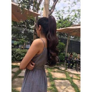 Tóc ngoạm The Wig cao cấp (nhập khẩu Hàn Quốc) (hình thật)