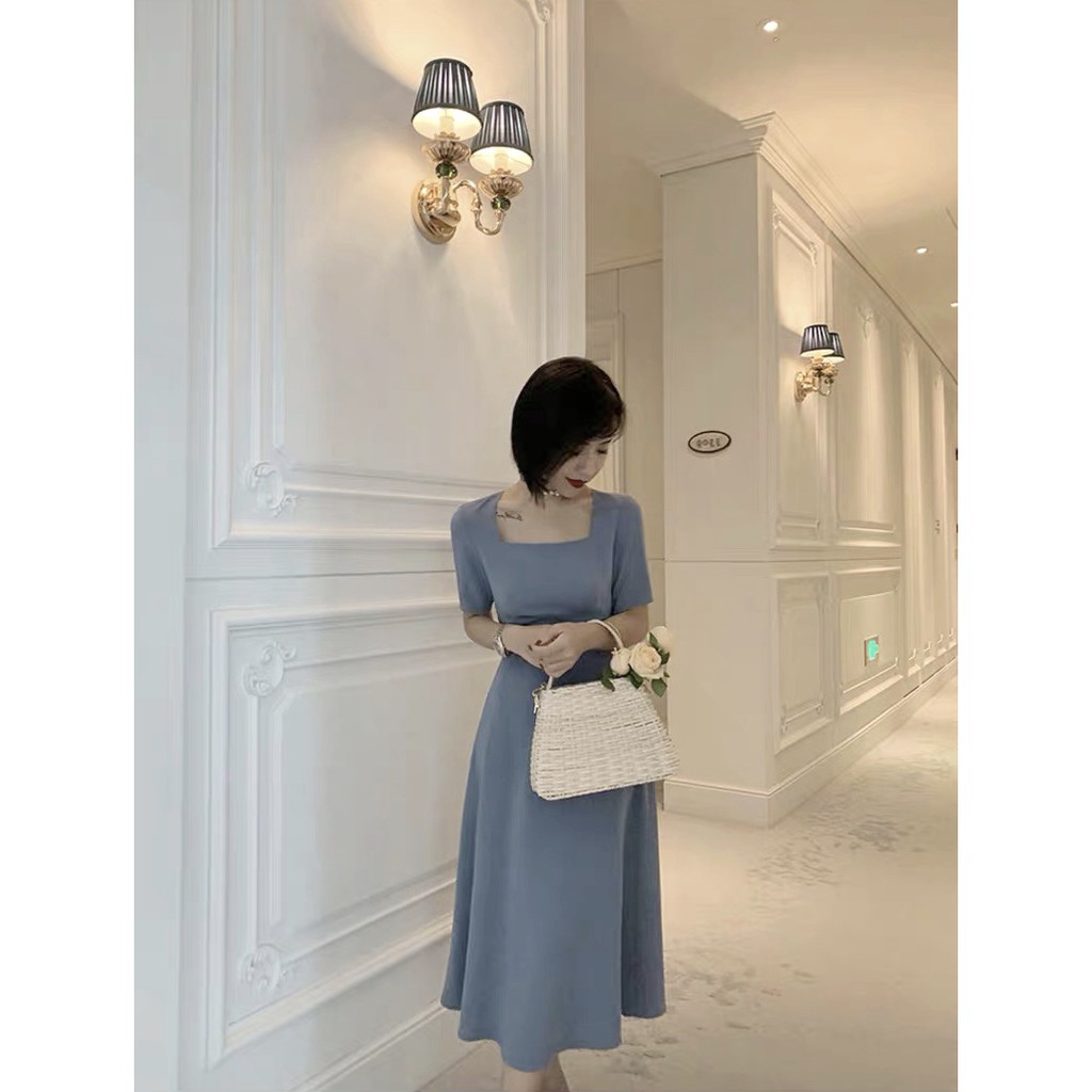 Chino Dress - Đầm cát mịn hở lưng cột sau