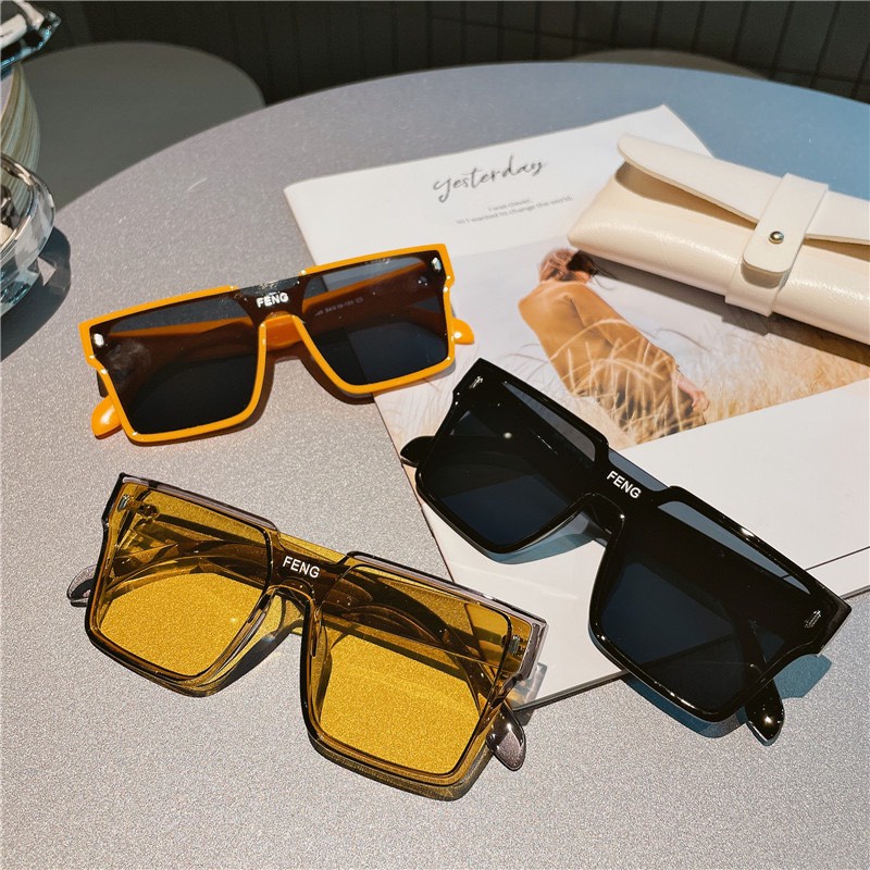 Kính Form vuông Nam Nữ nhỏ xinh 650 Chất liệu nhựa hàn quốc kiểu dáng hot trend