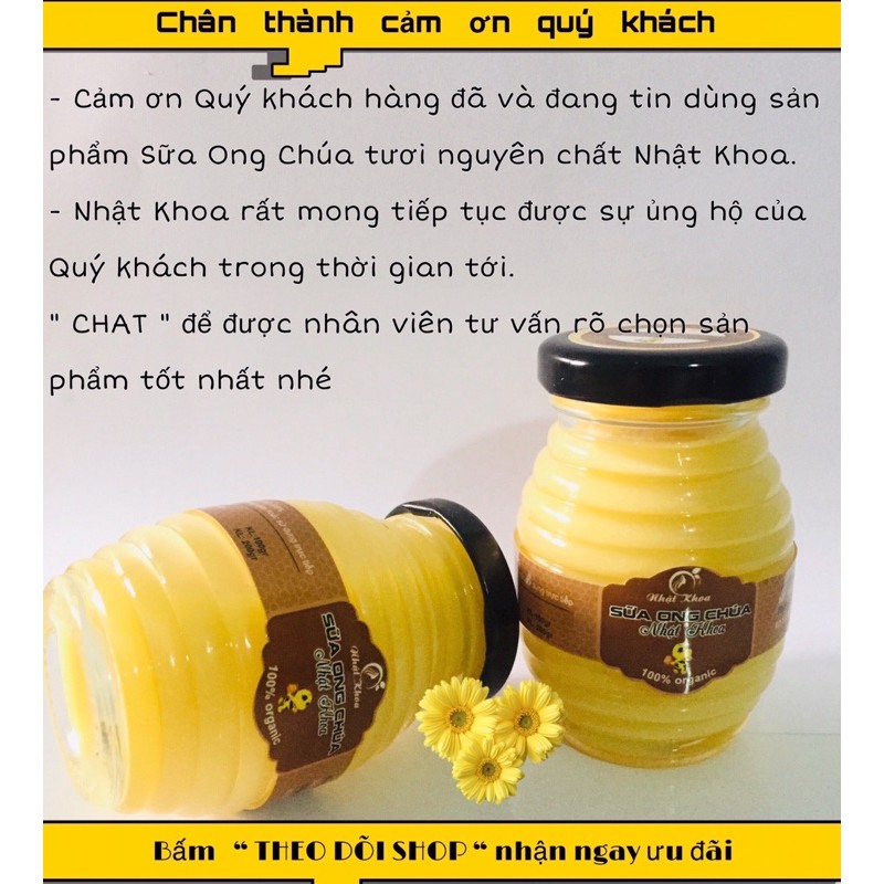 Sữa ong chúa 100% nguyên chất, có kiểm định ATTP