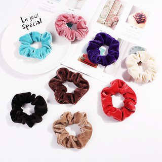 Cột tóc Scrunchies vải nhung