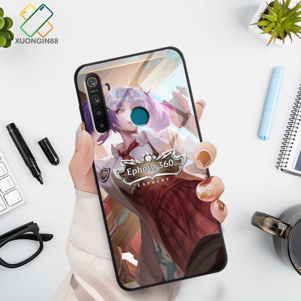 Ốp lưng kính Realme 5i/6i in 3D hình tướng Liên quân
