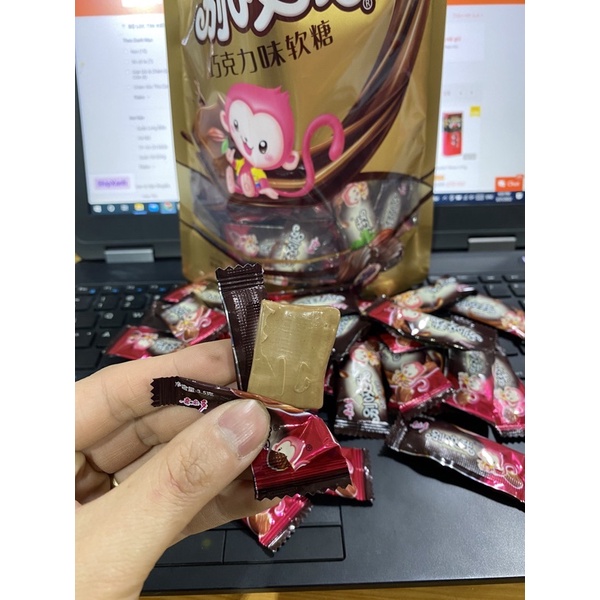 Kẹo socola dẻo 1 gói 280g (70 cái)