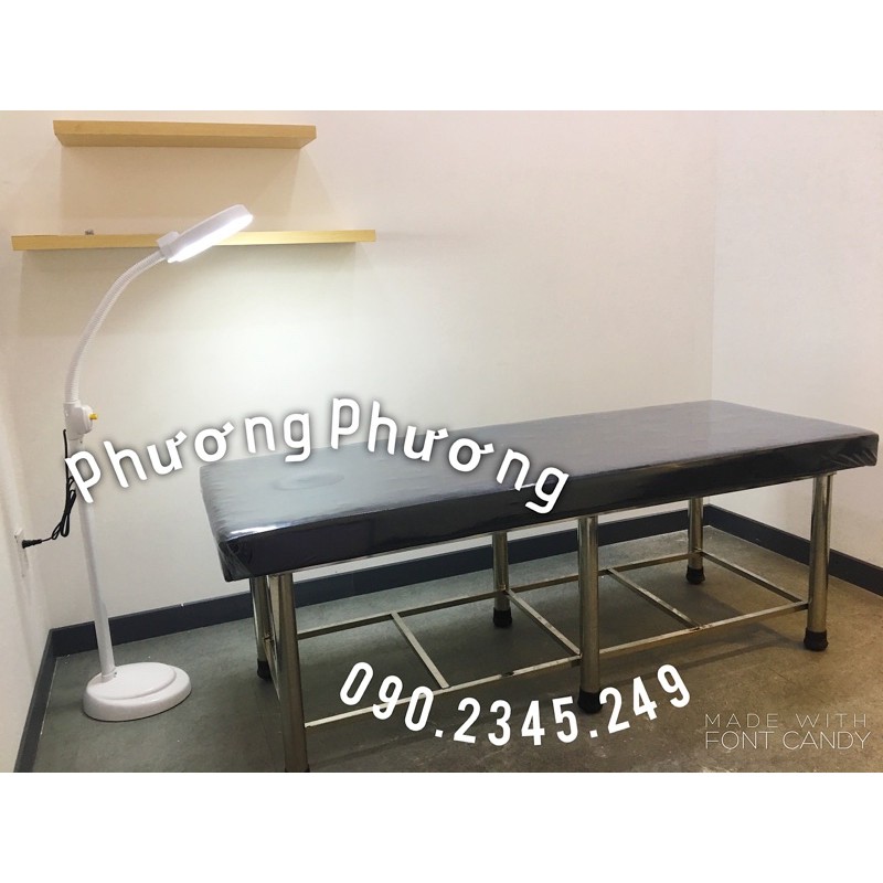 Giường Spa Chân Inox Cứng Cáp