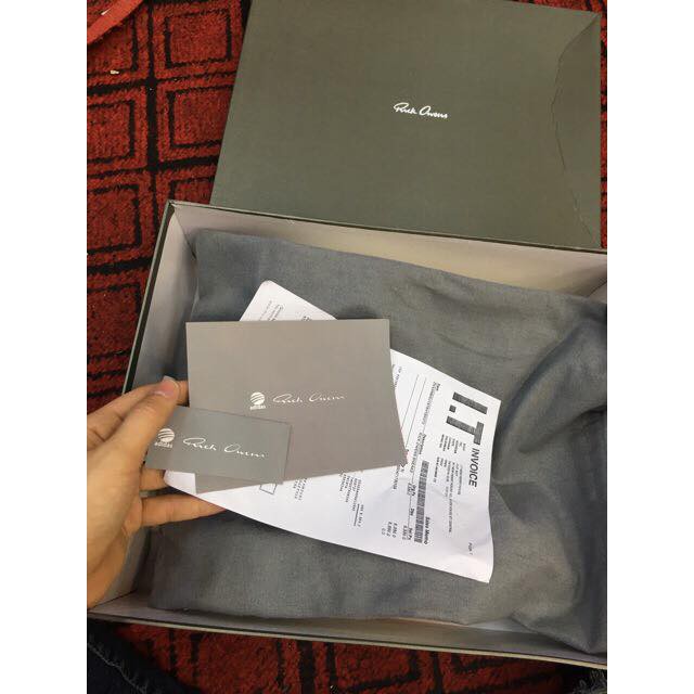 GIÀY Rick Owen cao cổ