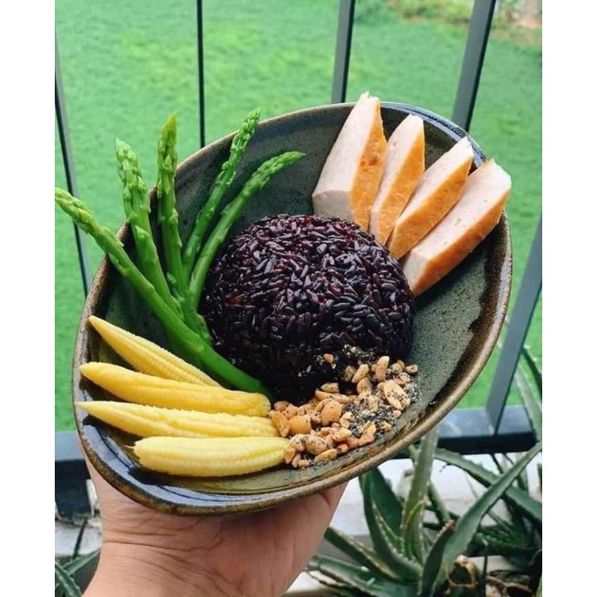 Gạo lứt Trần Anh Food - Gạo lứt giảm cân đen dẻo điện biên giảm cân túi 1kg giành cho người eatclean tiểu đường