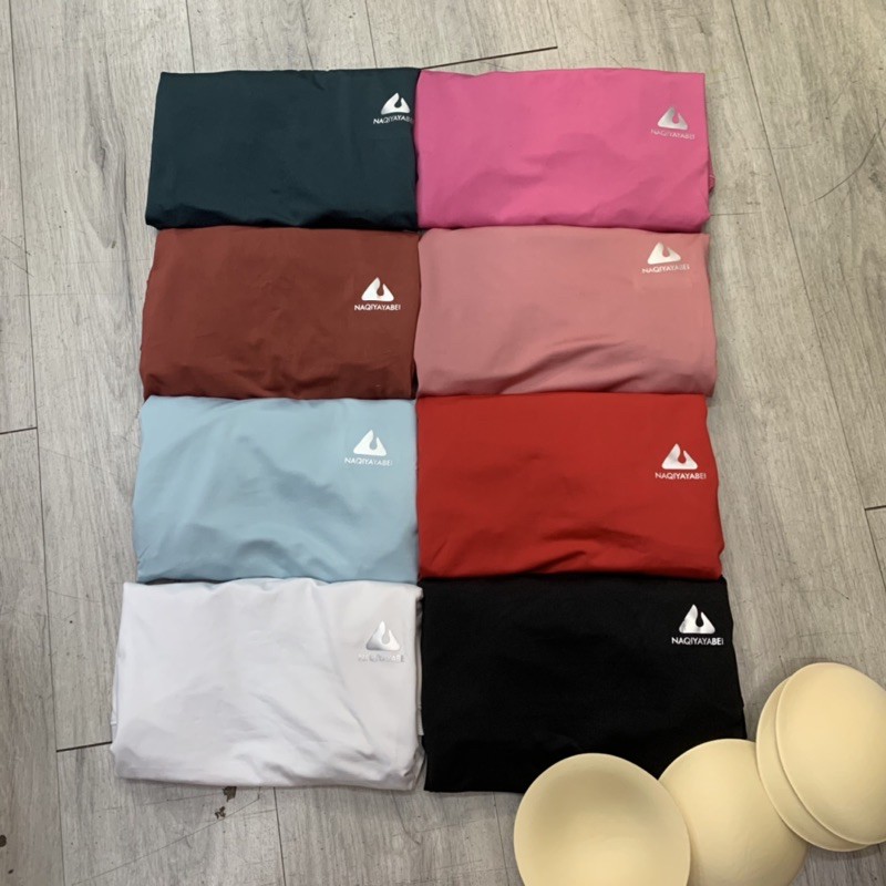 [Mã SKAMFSW175 giảm 10K đơn 50K] Áo croptop phối lưới tam giác, Áo tập Gym-Yoga nữ (Sẵn mút)