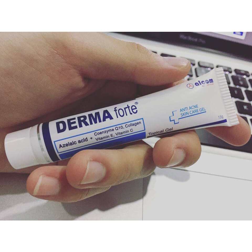 Derma Forte Gel 15g Kem Giảm Mụn Trứng Cá, Ngừa Thâm, Mờ Sẹo, Dưỡng Da