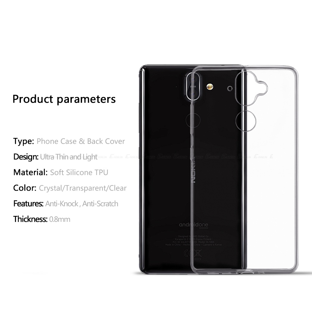 Ultra Ốp Điện Thoại Silicon TPU Mềm Trong Suốt Siêu Mỏng Cho Nokia 2.1 2.2 2.3 3.1 3.2 3.4 4.2 5.1 5.3 5.4 6.1 Plus 6.2 7.1 7.2 8.1 8.3