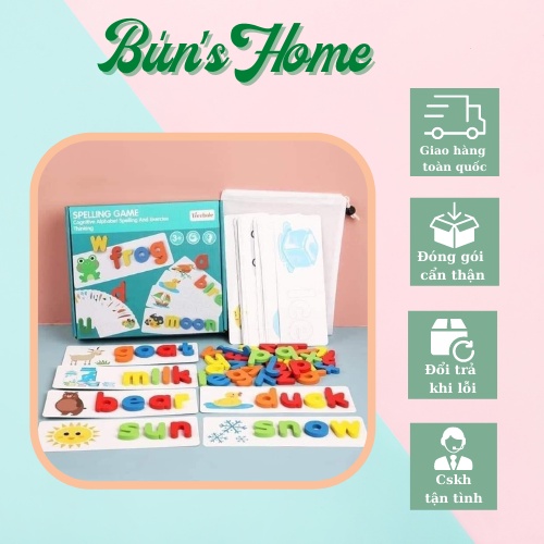 Spelling game - Bé học ghép vần tiếng anh