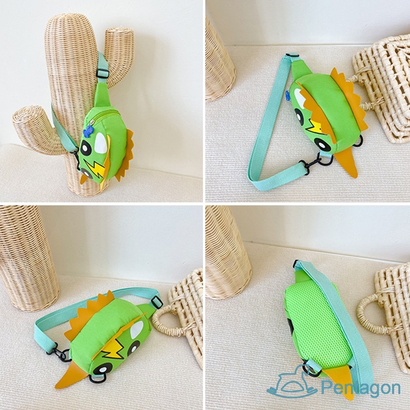 Túi Đeo Chéo Siêu Nhẹ In Họa Tiết Hoạt Hình Phong Cách Hàn Quốc Cho Bé