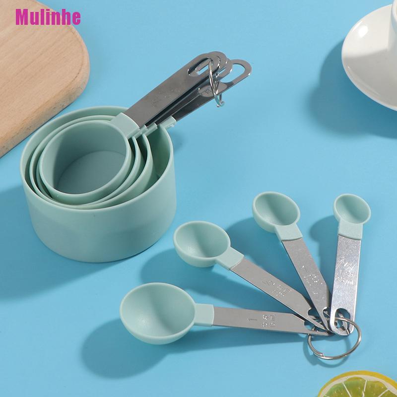 Set 8 Muỗng Đo Lường Nấu Ăn Làm Bánh Cho Nhà Bếp