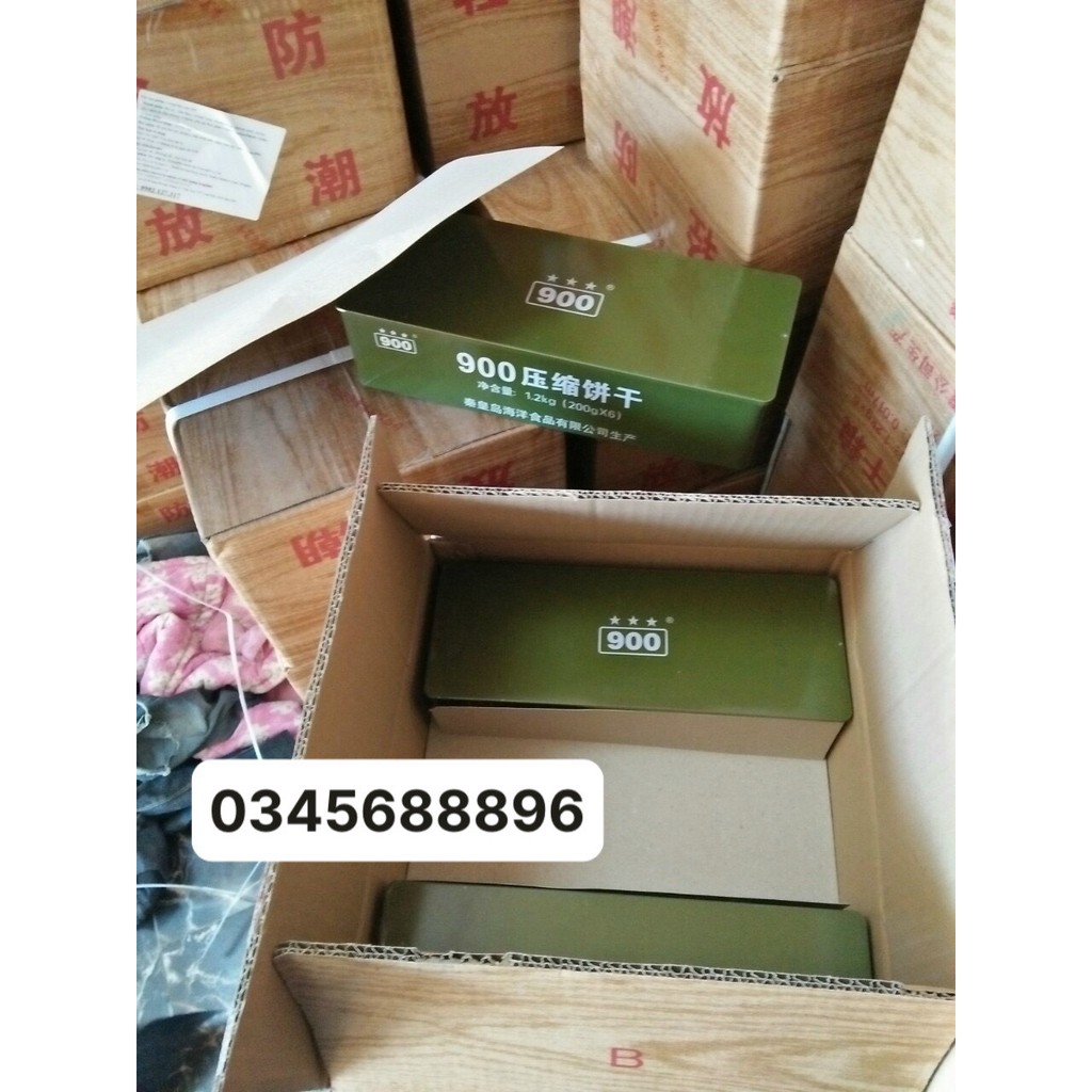 Lương Khô, Lương Khô Quân Đội, Lương Khô Trung Quốc, Loại 3Sao900 _ Hộp 1.2kg | BigBuy360 - bigbuy360.vn