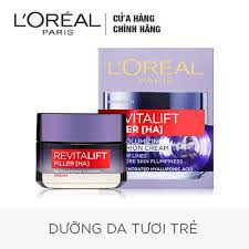 Kem Dưỡng Căng Mịn Và Tươi Trẻ Da L'Oréal Revitalift Filler 50ml