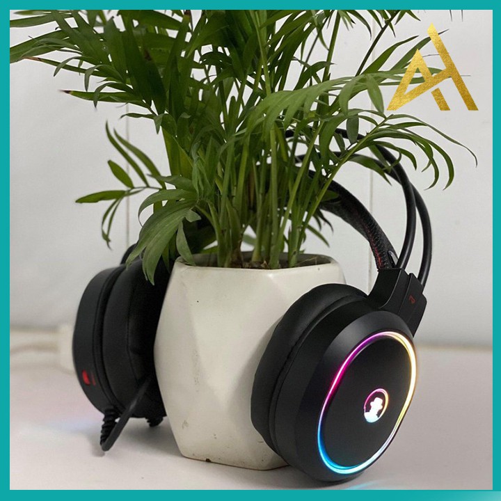 Tai Nghe Gaming Có Dây Headphone Chụp Tai ASSASSINS X8 Đèn LED 7 Màu - Tai Nghe Nhạc Máy Vi Tính Laptop Game Thủ Có Mic