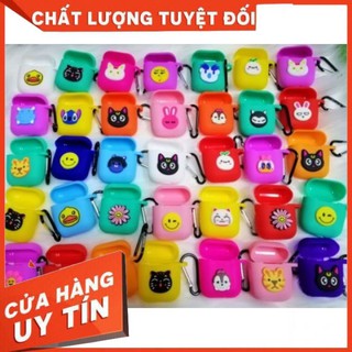 Case silicon Airpod/Airpod bảo vệ tai nghe Airpod, i11, i12 + móc treo