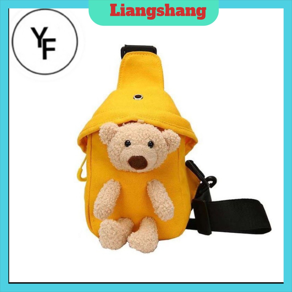 Túi đeo chéo hình GẤU nhồi bông🍁FREESHIP🍁Túi đeo chéo phong cách Hàn Quốc