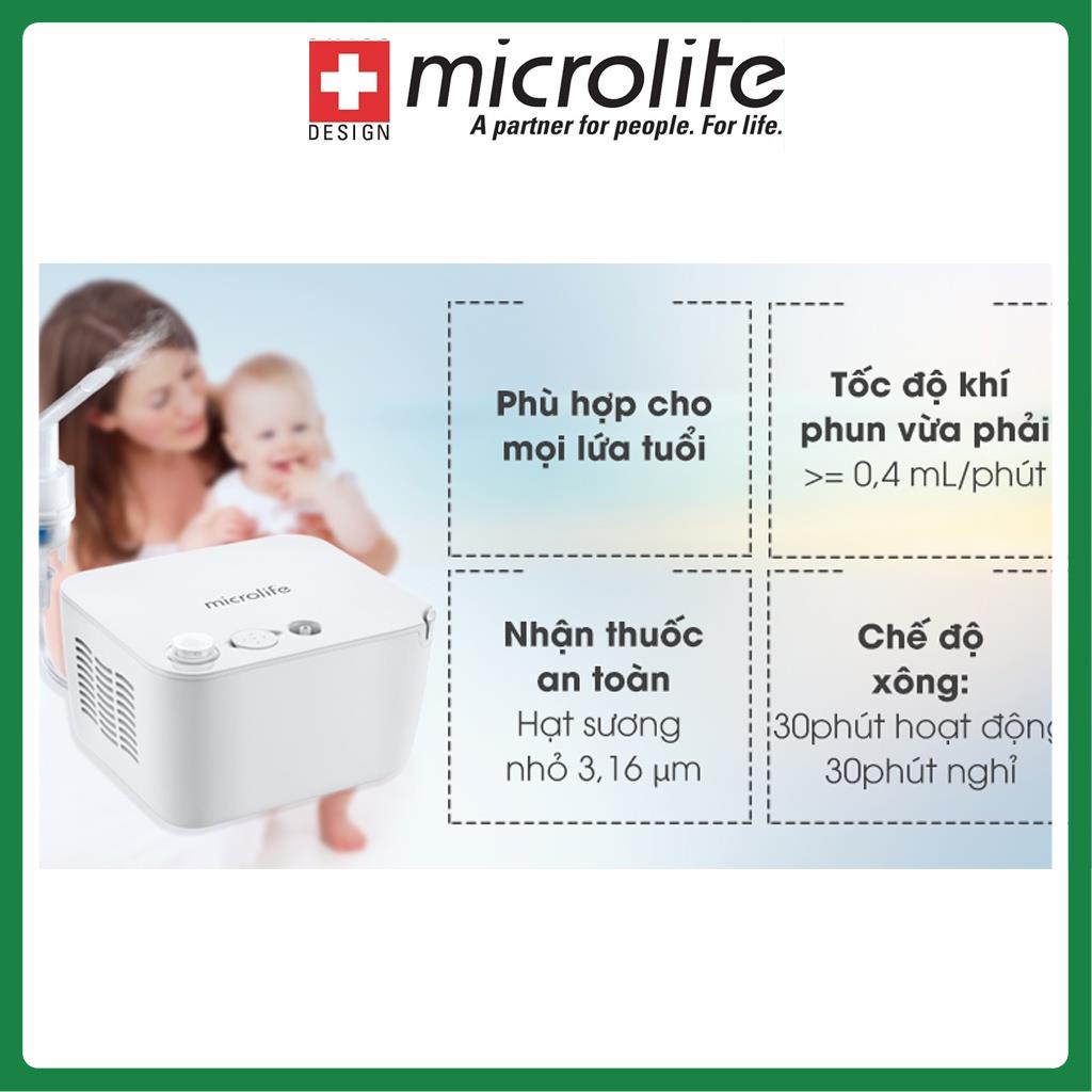 MÁY XÔNG MŨI HỌNG MICROLIFE NEB 200 - THƯƠNG HIỆU THỤY SỸ- BẢO HÀNH 3 NĂM