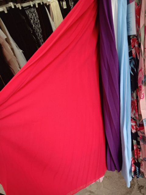 Chân váy xếp ly nhiều màu kèm đai( có video) | BigBuy360 - bigbuy360.vn