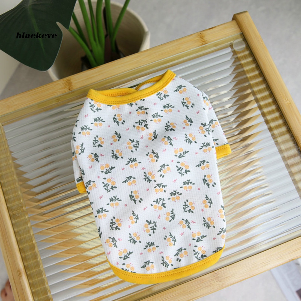 Áo Khoác Cardigan Mềm Mại Họa Tiết Hoa Xinh Xắn Cho Thú Cưng