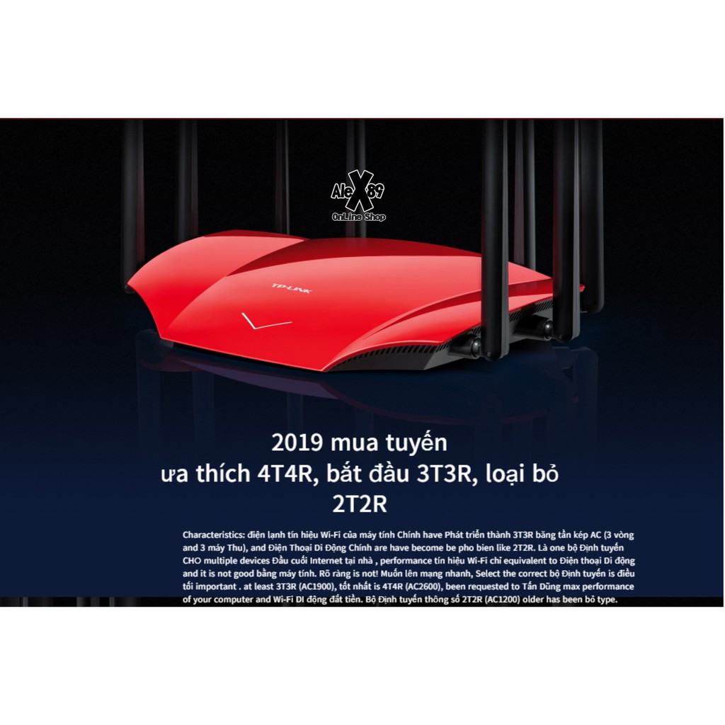 [MESH VERSION] TP-Link 2600M WDR8690 Thiết Bị Phát Wifi 8 Râu 150m2 1 thiết bị- BH 12T | BigBuy360 - bigbuy360.vn