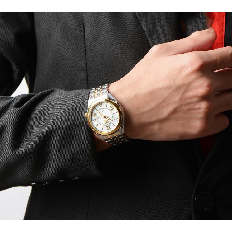 Đồng hồ nam Seiko SNKL36K1S máy cơ dây thép chống rỉ, mặt kính Hardlex chống trầy chống nước