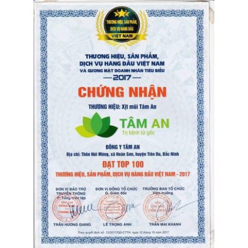 [SP CHÍNH HÃNG]Xịt Xoang Tâm An